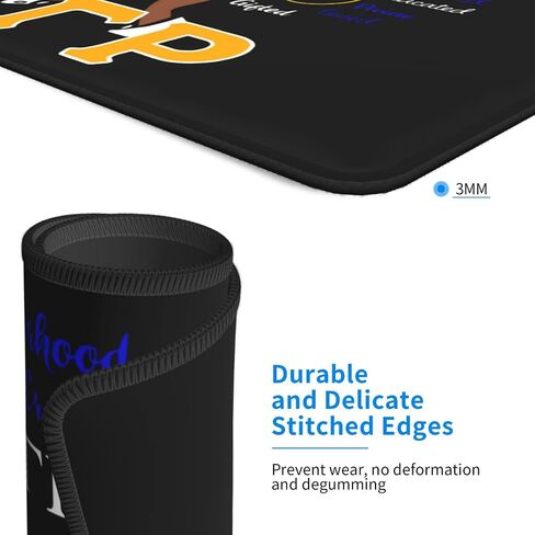 Mouse Pad - Studio Series, Computer Mouse Mat with Anti-Slip Rubber Base, Easy Gliding, Spill-Resistant Surface, Durable Materials, Portable 11.8x9.8x0.12inch in Saudi Arabia