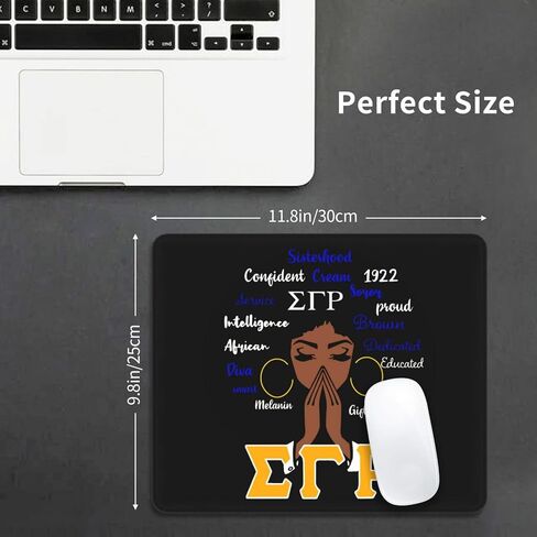 Mouse Pad - Studio Series, Computer Mouse Mat with Anti-Slip Rubber Base, Easy Gliding, Spill-Resistant Surface, Durable Materials, Portable 11.8x9.8x0.12inch in Saudi Arabia