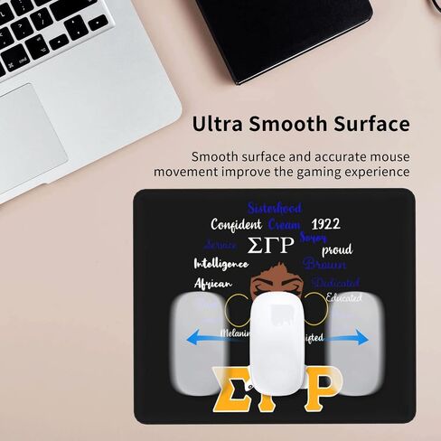 Mouse Pad - Studio Series, Computer Mouse Mat with Anti-Slip Rubber Base, Easy Gliding, Spill-Resistant Surface, Durable Materials, Portable 11.8x9.8x0.12inch in Saudi Arabia