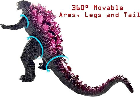 TwCare Godzilla vs. Kong Toy Action Figure: King of The Monsters, Movie Series Movable Joints Soft Vinyl, Travel Bag in Kuwait