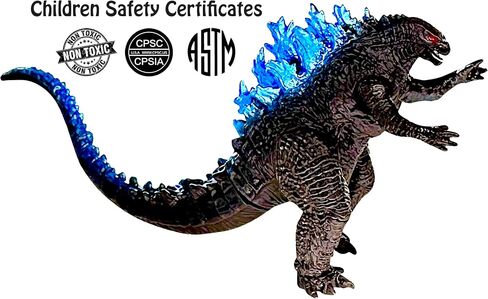 TwCare Godzilla vs. Kong Toy Action Figure: King of The Monsters, Movie Series Movable Joints Soft Vinyl, Travel Bag in Kuwait