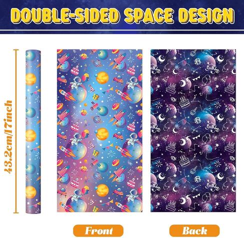 Wernnsai Construction Rapping Paper Roll - 1 Roll 17 "× 33 قدمًا ، ورقة تغليف هدية للبناء للأطفال in Kuwait
