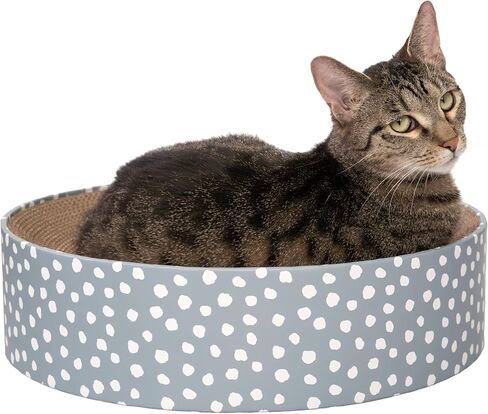 مجموعة Kitty City Cat Jound Round Bed Scratcher ، نمط القط in Saudi Arabia