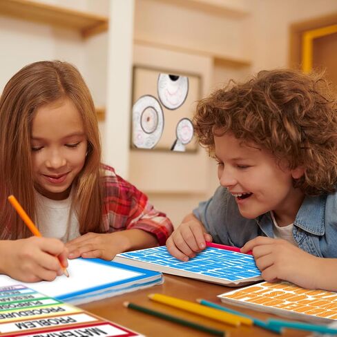 HAUTOCO 38 Sheets Science Fair Display Boards Supplies 28 Self Adhesive Presentation Science Subtitles 4 Science Fair Project Titles 6 Personalized Letter Stickers for Classroom Office, Colorful in Saudi Arabia