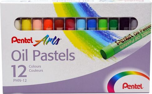 Pentel Oil Pastel Set (Pack of 12) in Saudi Arabia