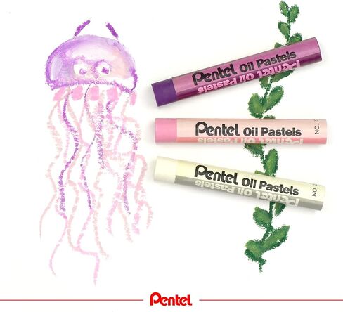 Pentel Oil Pastel Set (Pack of 12) in Saudi Arabia