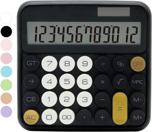 Purple Calculator, UPIHO Standard Calculator 12 Digit with Large LCD Display and Big Buttons,Purple Office Accessories for Women Desk,Cute Calculator for Office,School, Home,Business in Saudi Arabia