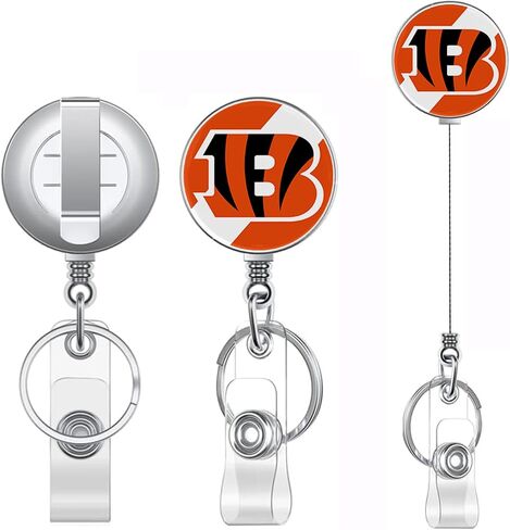 Steelers Retractable Badge Reel Holder with ID Clip for Nurse, Nurse Student, Teacher, Doctor, Medical Assistant, Work, Office in Saudi Arabia