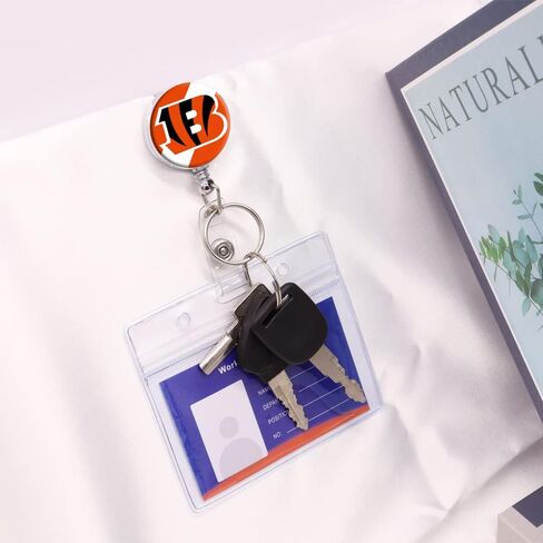 Steelers Retractable Badge Reel Holder with ID Clip for Nurse, Nurse Student, Teacher, Doctor, Medical Assistant, Work, Office in Saudi Arabia