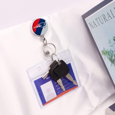 Steelers Retractable Badge Reel Holder with ID Clip for Nurse, Nurse Student, Teacher, Doctor, Medical Assistant, Work, Office in Saudi Arabia