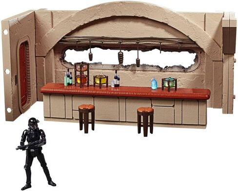 STAR WARS The Vintage Collection The Mandalorian Nevarro Cantina Playset, Imperial Death Trooper (Nevarro) Action Figure, (F3902) in Saudi Arabia