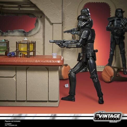 STAR WARS The Vintage Collection The Mandalorian Nevarro Cantina Playset, Imperial Death Trooper (Nevarro) Action Figure, (F3902) in Saudi Arabia