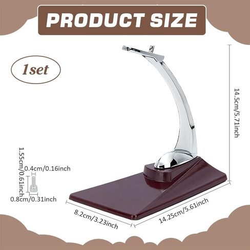 FINGERINSPIRE Model Plane Display Stand (No Plane) 5.6x3.2x5.5 inch Dark Red 1:400 Aircraft Model Storage Stand Metal Display Rod Without Airplane for 30-50cm Model Aircraft in Saudi Arabia
