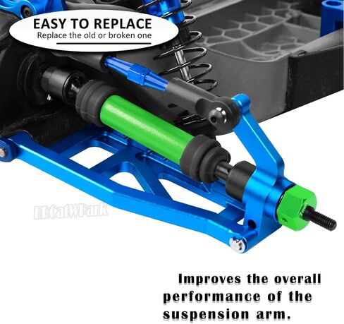 Drive Shaft Axles Upgrades Part for 1/10 Slash 4X4 VXL/Rustler 4X4 VXL/Stampede 4WD VXL,RC Steel #45 Front & Rear 4Pcs Driveshafts CVD w/Hex Hops Up,Navy Blue in Kuwait