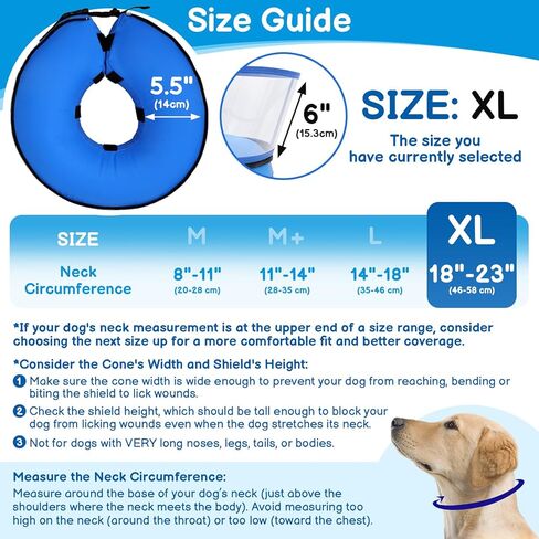 مخروط دونات بدون لحاء للكلاب الكبيرة ، طوق واقٍ بعد الجراحة للتوقف عن لعق ، وتفجير طوق لجراحة الكلاب مع درع شفاف ، وسادة قابلة للنفخ للابرادور ، روتويلر in Kuwait