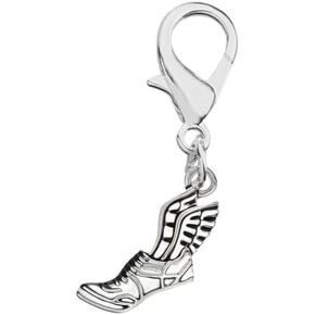 سحر قدم مجنح وسحر معلق - رمز المجوهرات المقطوعة والمجوهرات لمشاريع DIY ، الصياغة ، الأساور ، القلادات ، الأقراط ، الهدايا ، وعشاق الرياضة in Kuwait