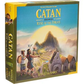 CATAN Histories Rise of the Inkas Board Game - Explore the Ancient Andean Cultures in this Strategic Game! Family Game for Kids & Adults, Ages 12+, 3-4 Players, 90 Min Playtime, Made by CATAN Studio