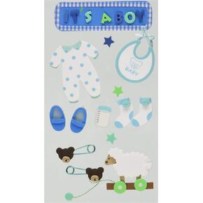 JOLEES Boutique (Jolly Boutique) Baby BOY Foam Stickers SPJH006