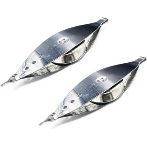 2 Pcs Metal Tatting Shuttle with Hook Tatting Needle Kit Tatting Supplies for Household Knitting Sewing Weaving