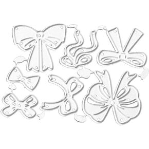Bow Cutting Dies for Card Making, Cutting Dies Cut Stencils for DIY Scrapbooking Photo Album Decorative Embossing Paper Dies for Card Making Templated Embossing, Scrapbooking Die-Cuts