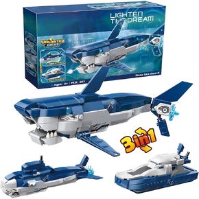 Creator 3 in 1 Dinosaur Building Block Sets for Kids 8+ Animals Dragon Kits Gift for Boys 287 Pieces