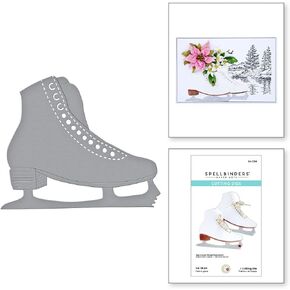 Spellbinders Ice Skate Etched Dies, Metal