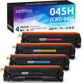 INK E-SALE Compatible Toner Cartridge Replacement for Canon 045H CRG 045 H High Yield K C M Y Color Toner Ink Set for Canon ImageClass MF634Cdw MF633Cdw MF632Cdw MF635Cx LBP612Cdw LBP613Cdw Printer