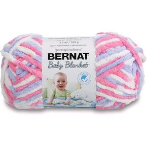 Bernat Baby Blanket Yarn (03305) Pink Blue