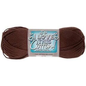 I Love This Cotton! Brown #20 3.5 Oz Cotton Yarn 180 Yards