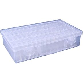 Large Clear Bead Organizer Box - 44 Slots Diamond Picture Storage Containers, 5D Diamond Embroidery Accessories Bead Organizer Case with Label Stickers for Art Craft, Storage Containers in Kuwait