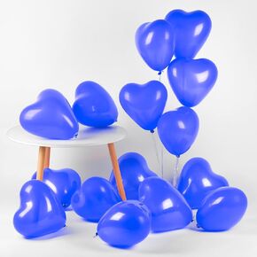 100 Pack Heart Shaped Balloons,10 Inch Latex Heart Balloons for Valentine's Day Engagement Wedding Party Decorations (Red)