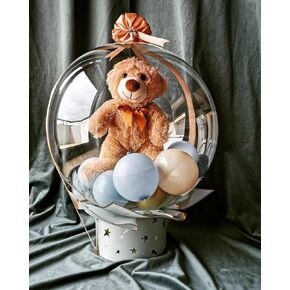 Big Clear Balloons for Stuffing- 15Pack 26inch Wide Mouth Bobo Balloons for Stuffing, Bulk Transparent Balloons Decor For Valentine's Day, Birthday, Weddings, Baby Showers, Party Decorations