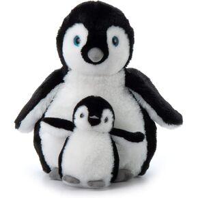 The Petting Zoo Softee Penguin Stuffed Animals, Mom and Baby, Gifts for Kids, Penguin Plush Toy 12 inches