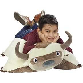 Pillow Pets 30" Jumboz Appa Stuffed Animal, Nickelodeon Avatar: The Last Airbender Plush Toy, white