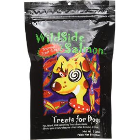 WildSide Salmon - Wild Alaskan Freeze Dried Salmon Treats for Dogs, 3 oz (3 Pack)