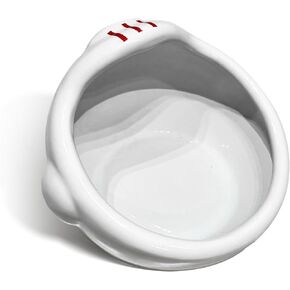 Ceramic Cute Dog & Cat Bowl, Non-Slip Food Bowl for Indoor Cat, Potable Dog Water Bowl, Small to Medium Size Pet Feeding Bowl Design, Heated Available, Easy to Clean, 20.3oz, White