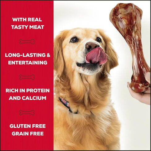 Genuine Serrano Ham Bone, 100% Natural, Dry Aged, for Medium Sized Dogs, Pack of 1 in Saudi Arabia