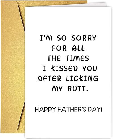 Cute Dad Birthday Day Card For Daddy Father Stepfather Grandpa, Lovely Fathers Day Card&Gift From Son Daughter Kids, Happy Father's Day Gift Ideal in Saudi Arabia