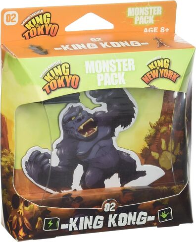 IELLO: Monster Pack King Kong Expansion, Strategy Board Game, Introduces King Kong Into The Roster, 2 to 6 Players, 30 Minute Play Time, Ages 8 and Up in Kuwait