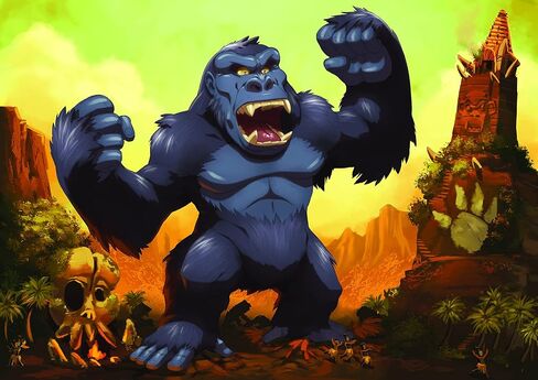 IELLO: Monster Pack King Kong Expansion, Strategy Board Game, Introduces King Kong Into The Roster, 2 to 6 Players, 30 Minute Play Time, Ages 8 and Up in Kuwait