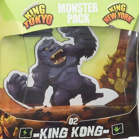 IELLO: Monster Pack King Kong Expansion, Strategy Board Game, Introduces King Kong Into The Roster, 2 to 6 Players, 30 Minute Play Time, Ages 8 and Up in Kuwait