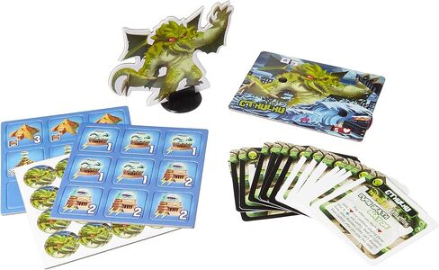 IELLO: Monster Pack King Kong Expansion, Strategy Board Game, Introduces King Kong Into The Roster, 2 to 6 Players, 30 Minute Play Time, Ages 8 and Up in Kuwait