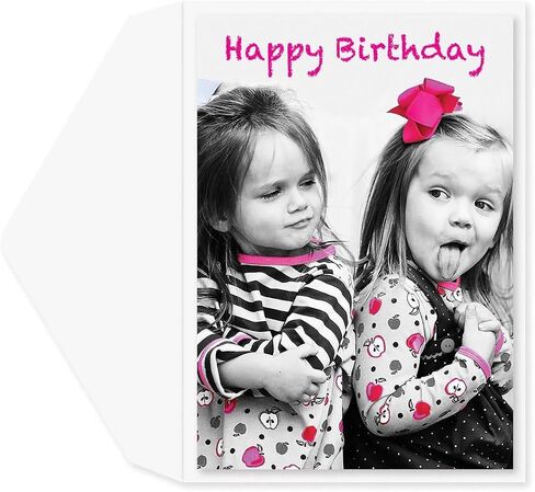 Graphique BFF’s Birthday Card | Funny Card for Best Friend | Embellished with Glitter Accents | Color-Coordinated Envelope | 5" x 7" in Saudi Arabia