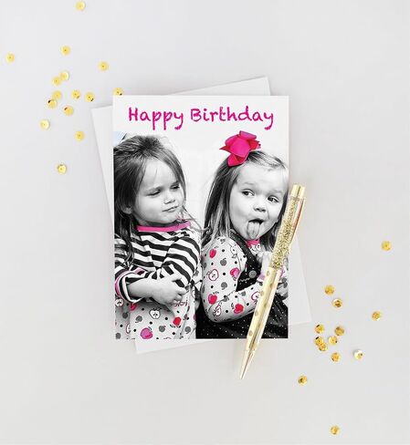 Graphique BFF’s Birthday Card | Funny Card for Best Friend | Embellished with Glitter Accents | Color-Coordinated Envelope | 5" x 7" in Saudi Arabia