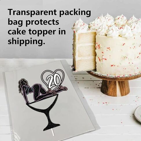 Glitter Crazy Girl 35 Cake Topper Let’s Glow Crazy Party Theme Decoration Supplies Women Girls Happy Birthday 35th Anniversary Party Decor Supplies in Saudi Arabia