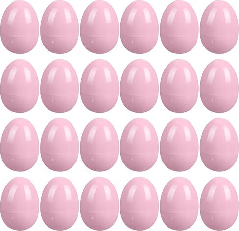 24 PCS Easter Eggs Plastic Eliper Exter Beags Bupration فارغة فارغة لمواد حشو سلة عيد الفصح ، حفل عيد الفصح. in Saudi Arabia