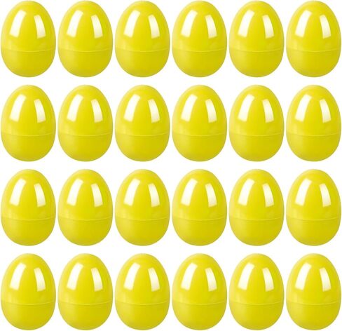 24 PCS Easter Eggs Plastic Eliper Exter Beags Bupration فارغة فارغة لمواد حشو سلة عيد الفصح ، حفل عيد الفصح. in Saudi Arabia