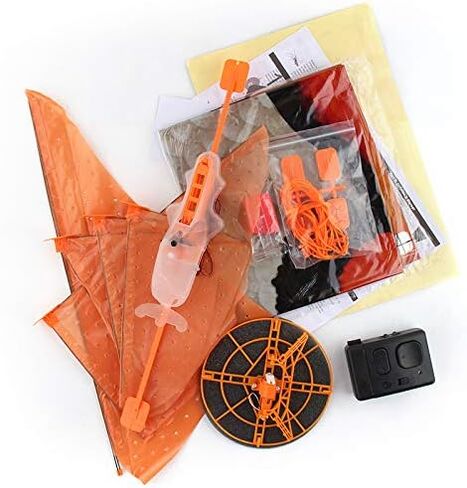ألعاب القرش الخاصة بالتحكم عن بعد السباحة الأسماك RC لعبة الحيوانات الأشعة تحت الحمراء RC Fly Air Balloons Clown Fish Toy Gifts Party Balloon Balloon Anti-Gravity Rovers and Floats in Midio Air (Blue) in Kuwait