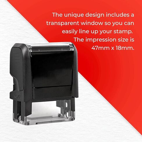 Donald Trump Lives Here Stamp - Self Inking Custom Stamp for Trump 2024 Merchandise, Office Supplies, Election Party Decorations, Fun Novelty Stamp in Kuwait