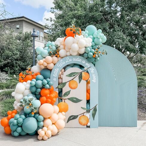 Brown Balloon Garland Arch Kit,120pcs Boho Brown Gold Cream Coffee Balloons Arch,for Birthday,Baby Shower,Jungle Safari,Woodland Party Decorations in Kuwait